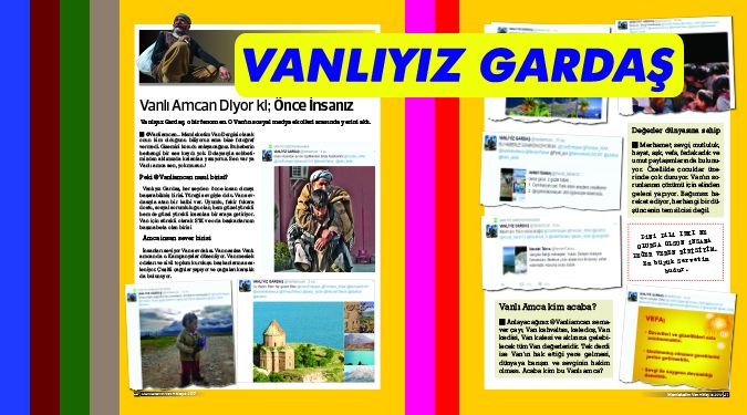 VANLI AMCAN DİYOR Kİ: ÖNCE İNSANIZ