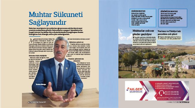 MUHTAR SÜKUNETİ SAĞLAYANDIR