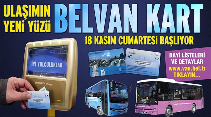 BELVAN kart hizmette