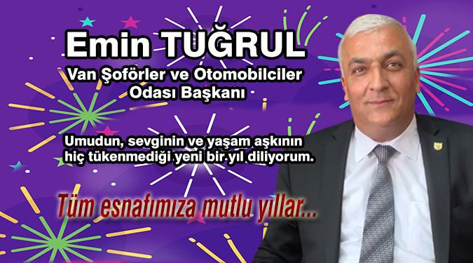 Emin Tuğrul yeni yılınızı kutluyor