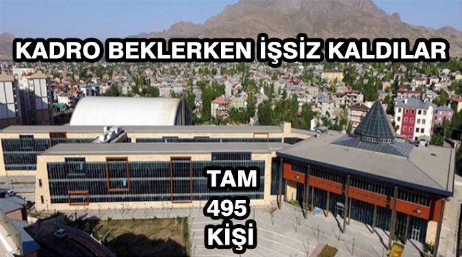 495 taşeron işçi güvenliğe takıldı