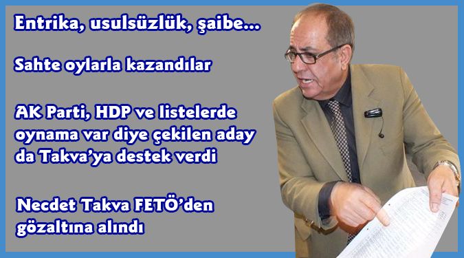 Kandaşoğlu: Takva, FETÖ'den alındı