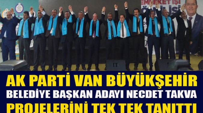 AK PARTİ PROJELERİNİ AÇIKLADI