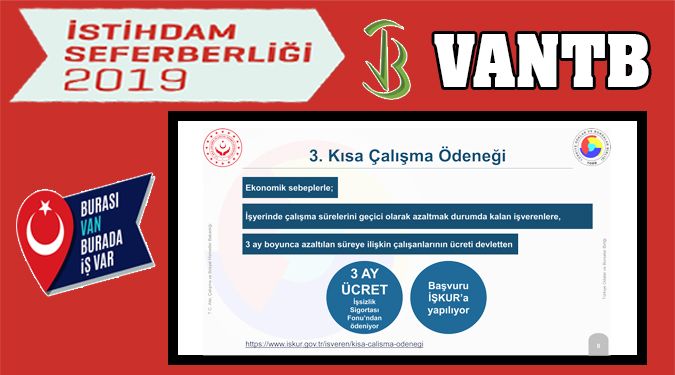 VANTB İSTİHDAM PROGRAMININ YANINDA