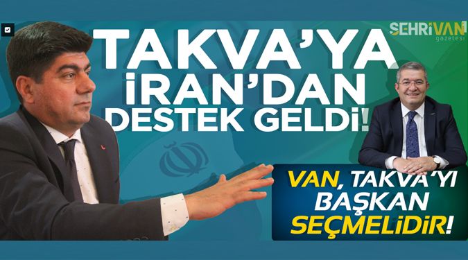 TAKVA’YA İRAN’DAN DESTEK