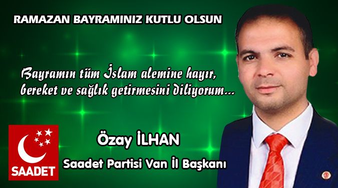 İLHAN BAYRAMINIZI KUTLUYOR