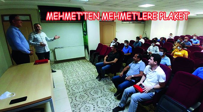 EMEKTAR MÜDÜRLERE TEŞEKKÜR PLAKETİ