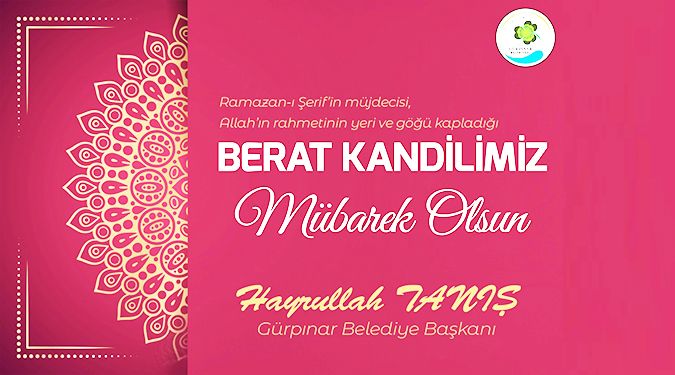 TANIŞ, BERAT KANDİLİ'Nİ KUTLADI