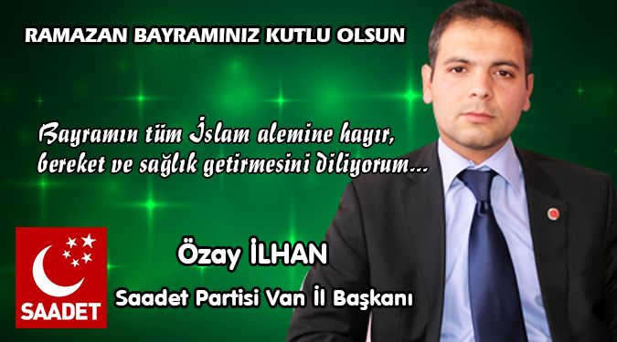 İLHAN BAYRAMINIZI KUTLUYOR