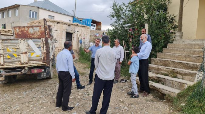 BAŞKALE'DE SEL MAĞDURLARI
