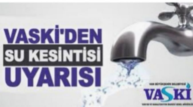 DİKKAT SU KESİNTİSİ