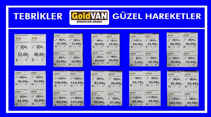 GOLD VAN İNDİRİM YAPTI