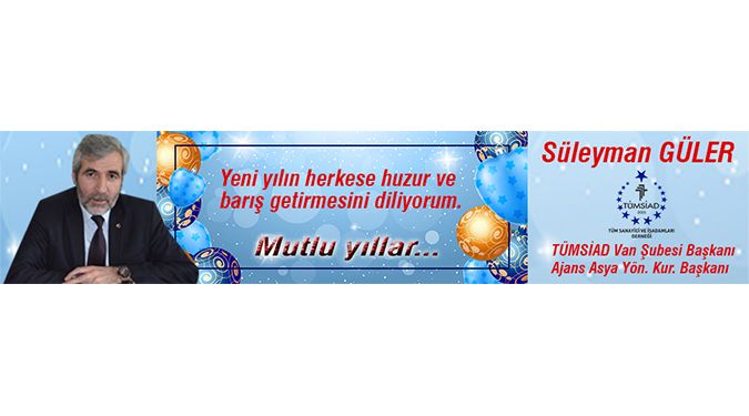 GÜLER YENİ YILINIZI KUTLUYOR