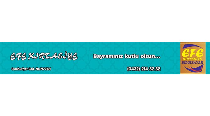 EFE KIRTASİYE BAYRAMINIZI KUTLAR