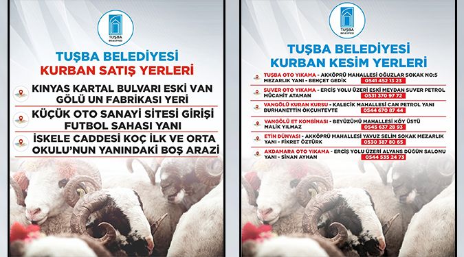 KURBAN SATIŞ VE KESİM YERLERİ