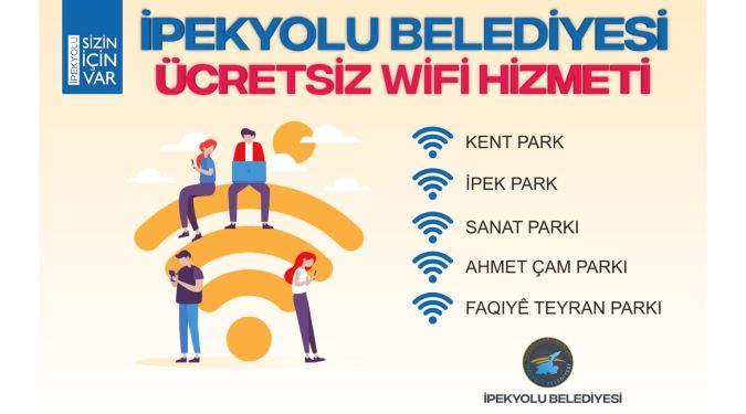 İLK ETAPTA 5 PARKTA ÜCRETSİZ WİFİ