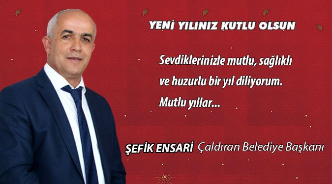 BAŞKAN ENSARİ YENİ YILINIZI KUTLAR