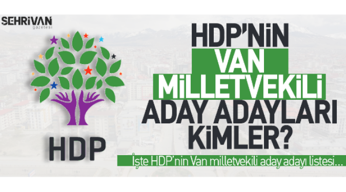 HDP VAN MİLLETVEKİLİ..!