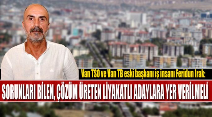 "EHLİYET-LİYAKAT" DEDİ..!