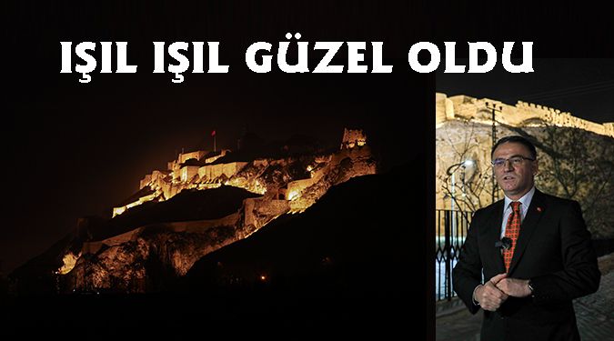 VAN KALESİ IŞIL IŞIL OLDU