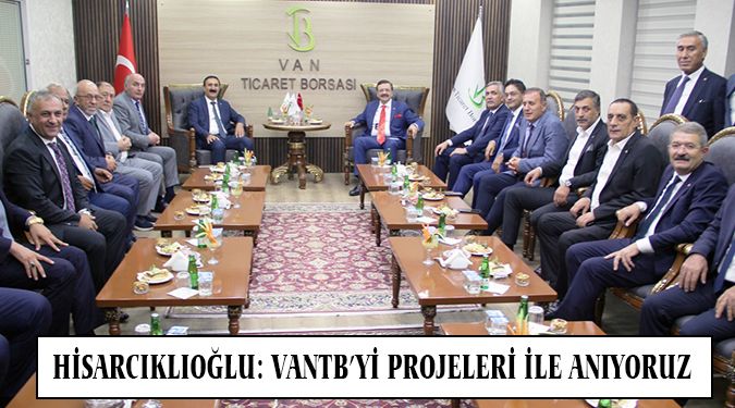 HİSARCIKLIOĞLU: VANTB'YE TEBRİKLER