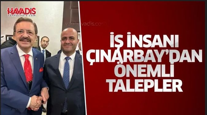 VAN İÇİN TALEP ETTİ..!