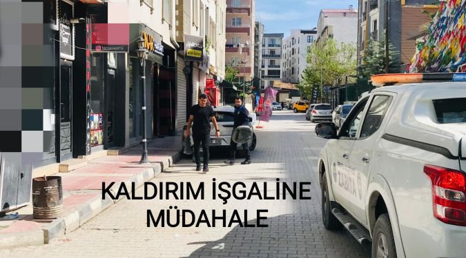 KALDIRIM İŞGALİ BÜYÜK SORUN