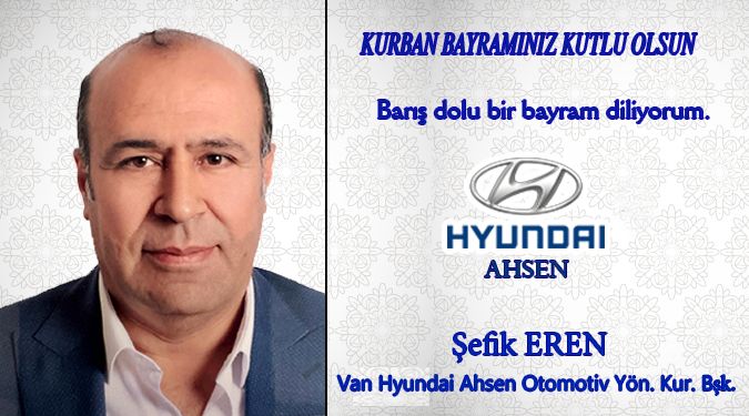 HYUDAI AHSEN BAYRAMINIZI KUTLAR