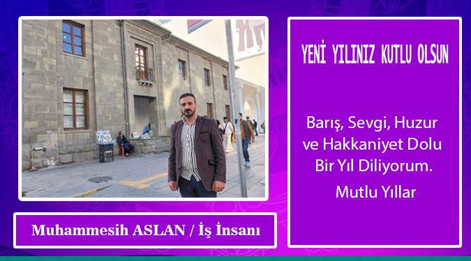 ASLAN, YENİ YILINIZI KUTLAR