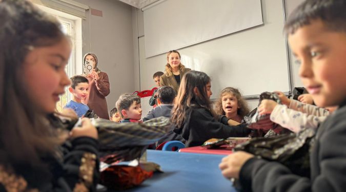 MİNİKLERİN SEVİNCİ..!