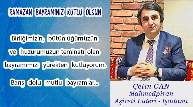 CAN BAYRAMINIZI KUTLAR