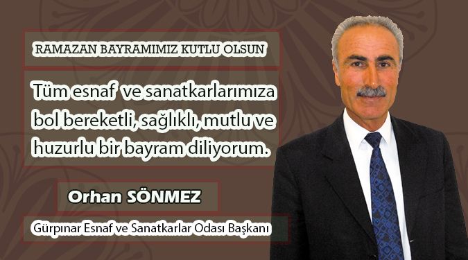 SÖNMEZ'DEN BAYRAM MESAJI