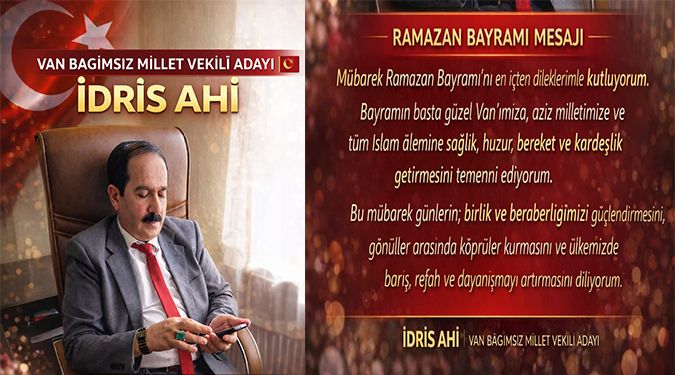 İDRİS AHİ BAYRAMINIZI KUTLAR