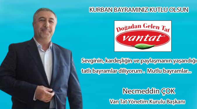VAN TAT BAYRAMINIZI KUTLAR